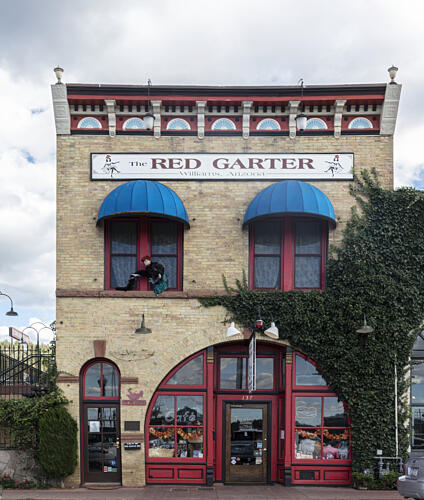 The Red Garter Inn and Cafe in Williams, Arizona Art Print
