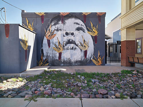 A Mural Entitled Manna in Downtown Yuma, Arizona Art Print