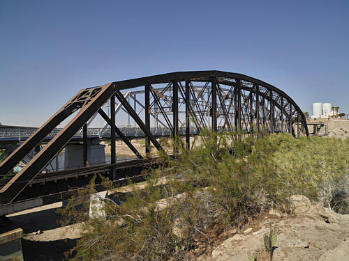 This Ordinary-Looking Bridge Has Quite a History, Yuma, Arizona Art Print