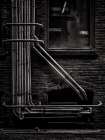 Alleyway Pipes No 2 Art Print