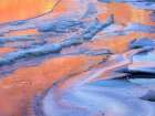 Ice on Colorado River-Cataract Canyon near Moab-Utah Art Print