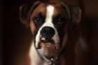 Boxer dog Art Print