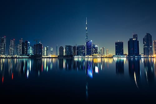Dubai Waterfront Photography Print