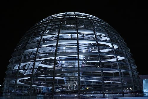 Reichstag Dome Building in Berlin Art Print