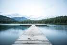 Serene Dock Art Print