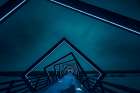 The Neon Bridge Art Print
