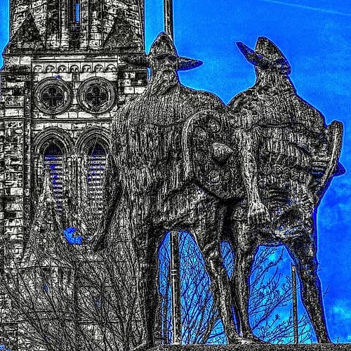The Vikings Jarrow Art Print
