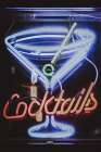 Cocktails Neon Sign Art Print