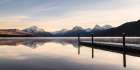 Lake McDonald Public Dock Sunrise Landscape Print