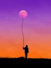 The Moons a Balloon Art Print