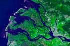 Archangelsk Oblast - Russia Viewed From Space Art Print