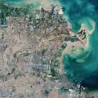 The Yellow River Delta - China Viewed from Space Art Print