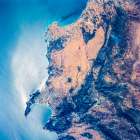 Nadir view of the southern Cape District of South Africa Art Print