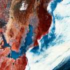 San Francisco and Bay Area Viewed from Space Art Print