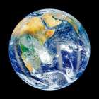 Satellite image of Earth Art Print