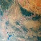 Skylab 3 Earth view of the Grand Canyon - Lake Mead and Kaibab Art Print