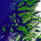 Norway and the Saltfjellet-Svartisen National Park from Space Art Print