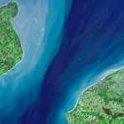 The English Channel at the Straits of Dover Location of The Channel Tunnel Art Print