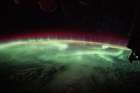 The Earths Aurora from the International Space Station - 2017 Art Print