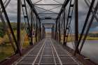 Railway Truss Bridge Art Print