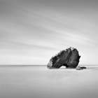 Tilted Rock Art Print