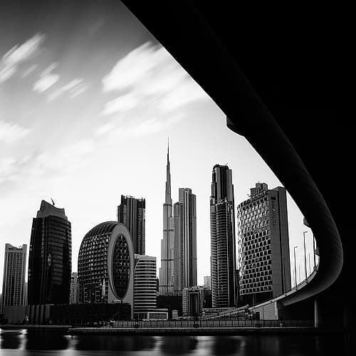 Dubai Skyline Photography Print