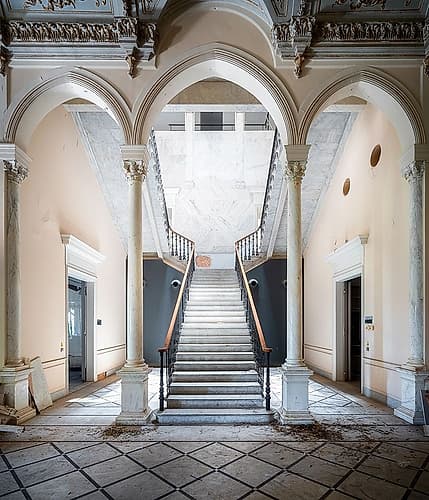 Gray Staircase Photography Print
