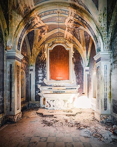 Purple Chapel Art Print