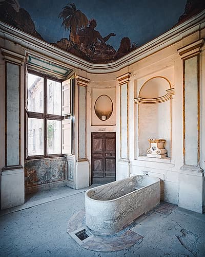 Marble Bath Classical Print