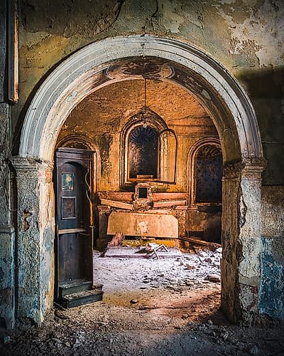 Hidden Behind the Arch Photography Print