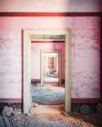 Pink Doors Art Print