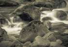 Through the Boulders Art Print
