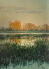 Autumn Wetlands Art Print