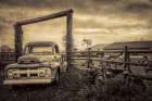 Old Ford at the Farm Art Print
