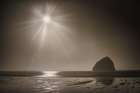 Moonbeams over the Pacific Art Print