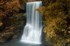 Autumn Cascade Art Print