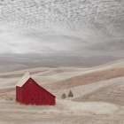 Pillbox Barn Art Print