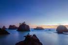 Evening at Secret Beach Art Print