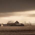 Barn at the End of the Road II Art Print