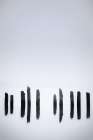 River Pilings Art Print