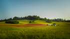 Rolling Hills, Tranquil Farm I Art Print