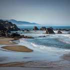 Sea Stacks in the Waves Art Print