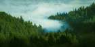 Clouds Come Drifting In Art Print