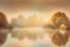 Mist Across the Lake I Art Print