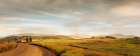 Along a Winding Country Road Art Print