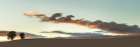 Sunset Over Rolling Hills I Art Print