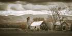 Two Barns Art Print