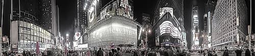 Times Square Panorama Photography Print
