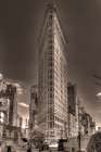 Flatiron Building NYC Sepia Art Print