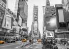 Times Square BW Art Print